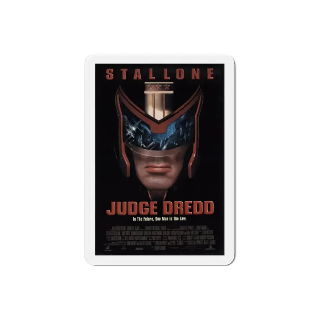 Judge Dredd 1995 Movie Poster Refrigerator Magnet 2 Inch - The Sticker Space