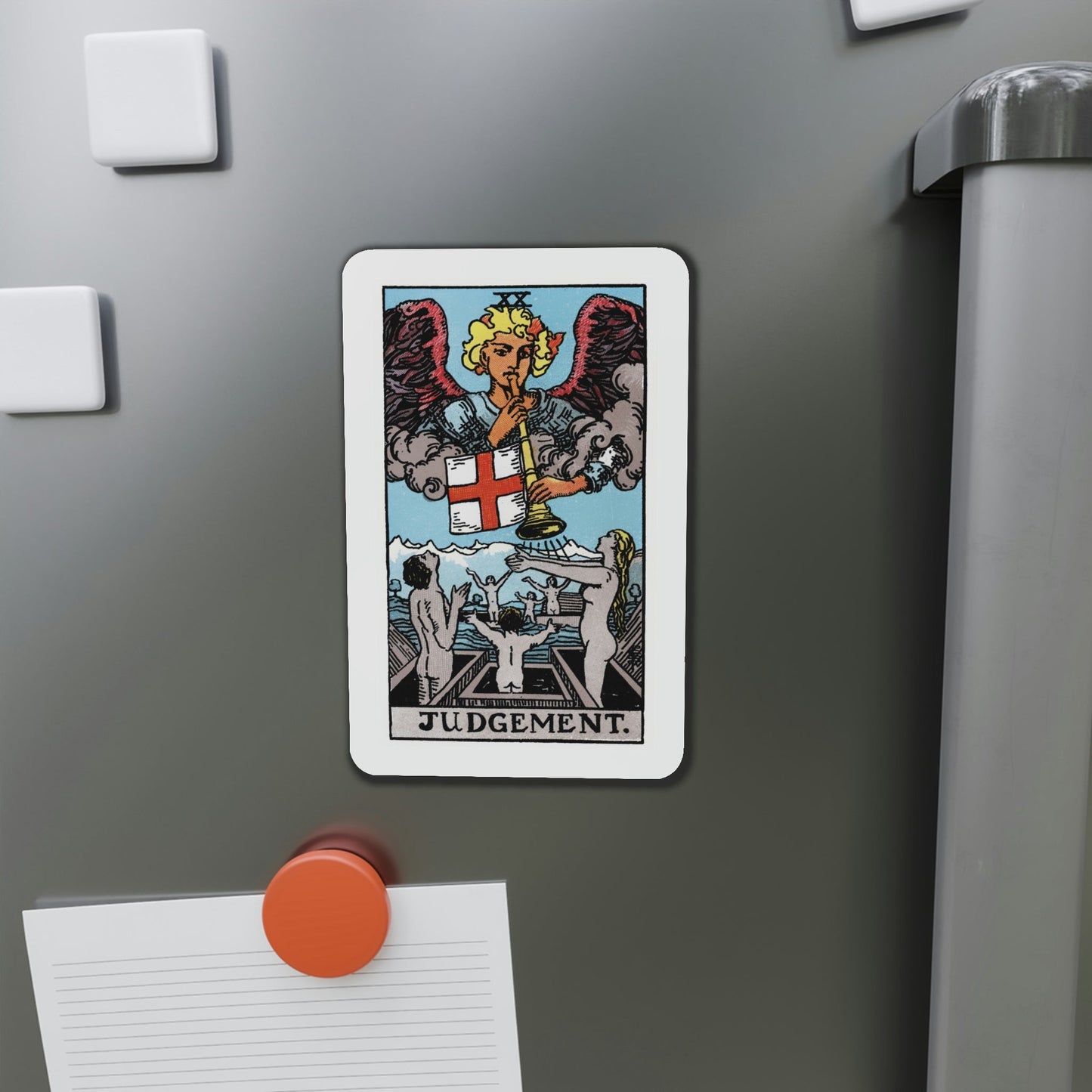 Judgement (Tarot Card) Die-Cut Magnet-The Sticker Space