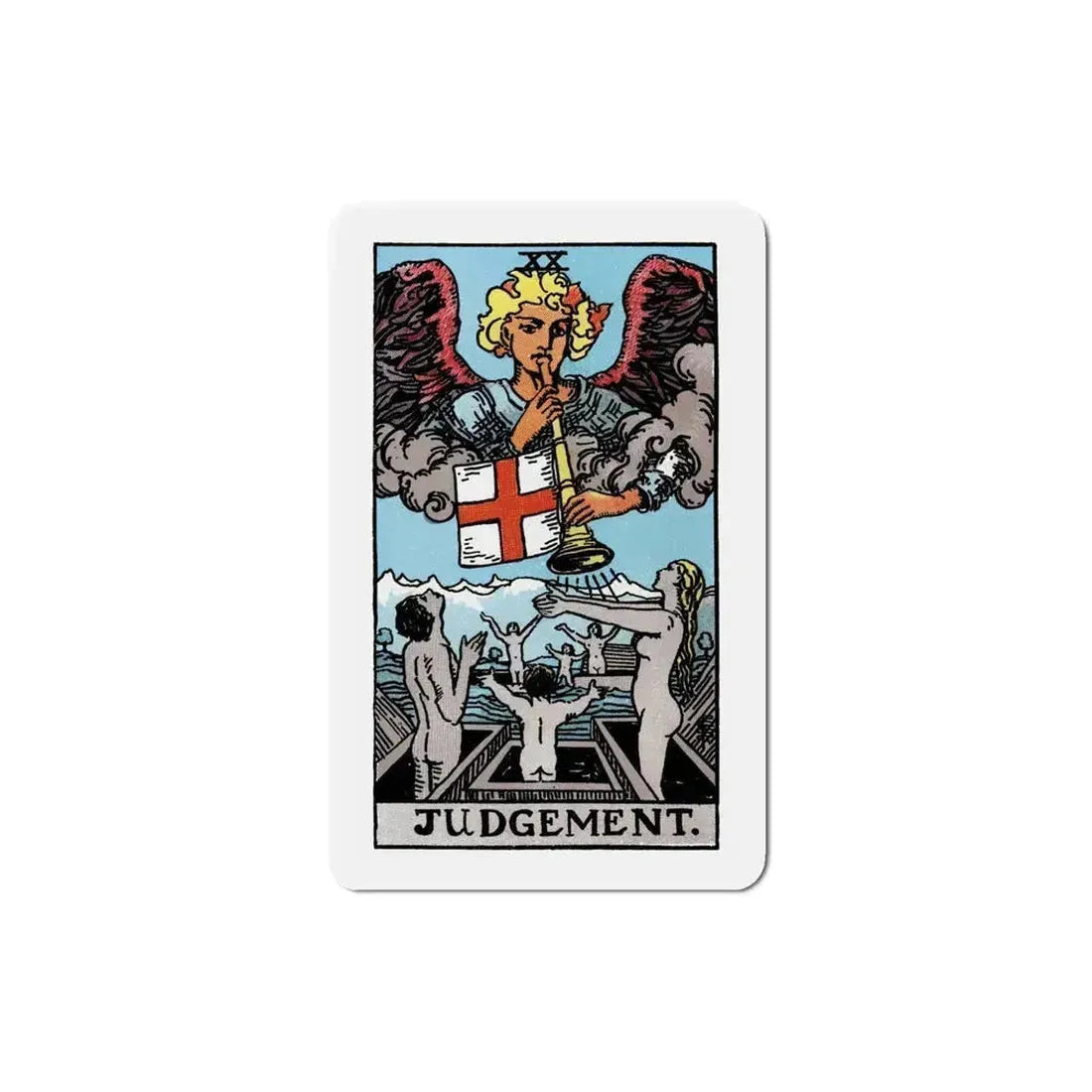 Judgement (Tarot Card) Refrigerator Magnet 5 Inch - The Sticker Space