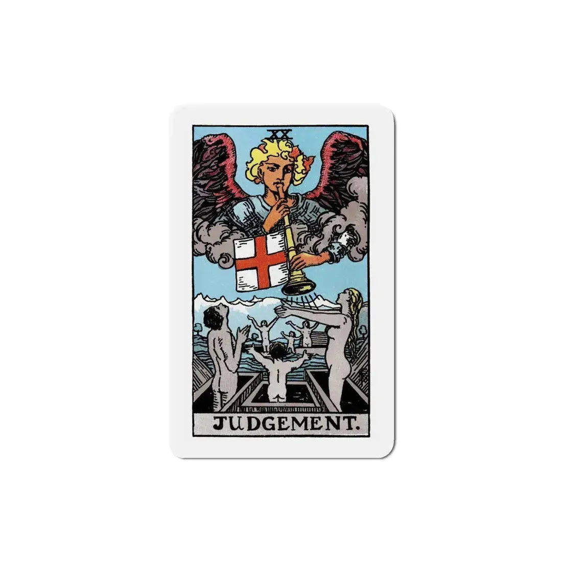 Judgement (Tarot Card) Refrigerator Magnet 5 Inch - The Sticker Space