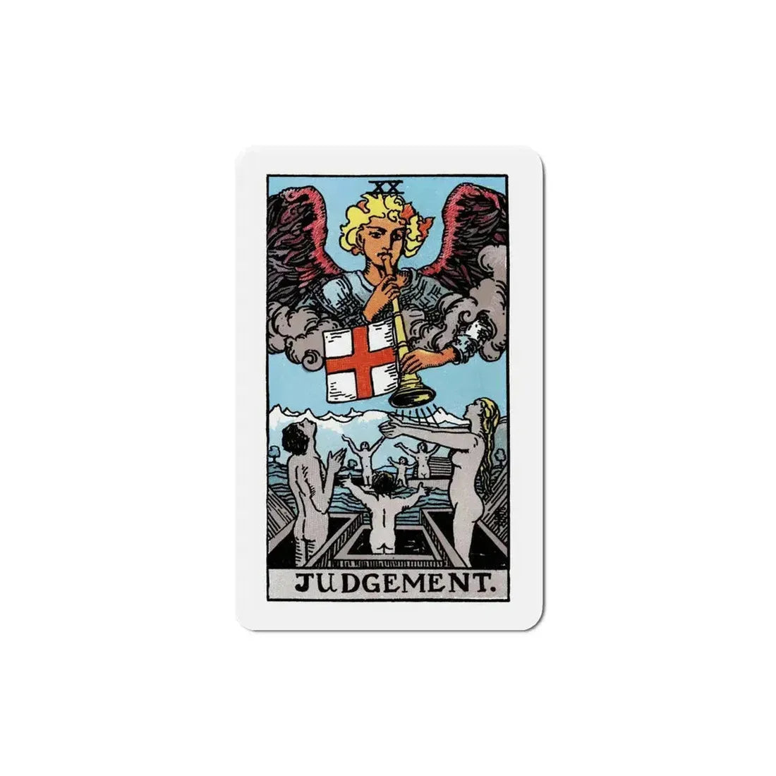Judgement (Tarot Card) Refrigerator Magnet 6 Inch - The Sticker Space