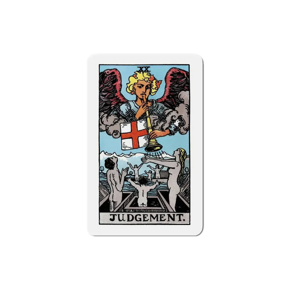 Judgement (Tarot Card) Refrigerator Magnet - The Sticker Space