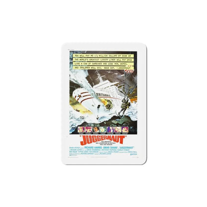 Juggernaut 1974 Movie Poster Refrigerator Magnet - The Sticker Space
