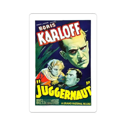 JUGGERNAUT 1974 Movie Poster - STICKER Vinyl Kiss-Cut Decal 2 Inch White - The Sticker Space