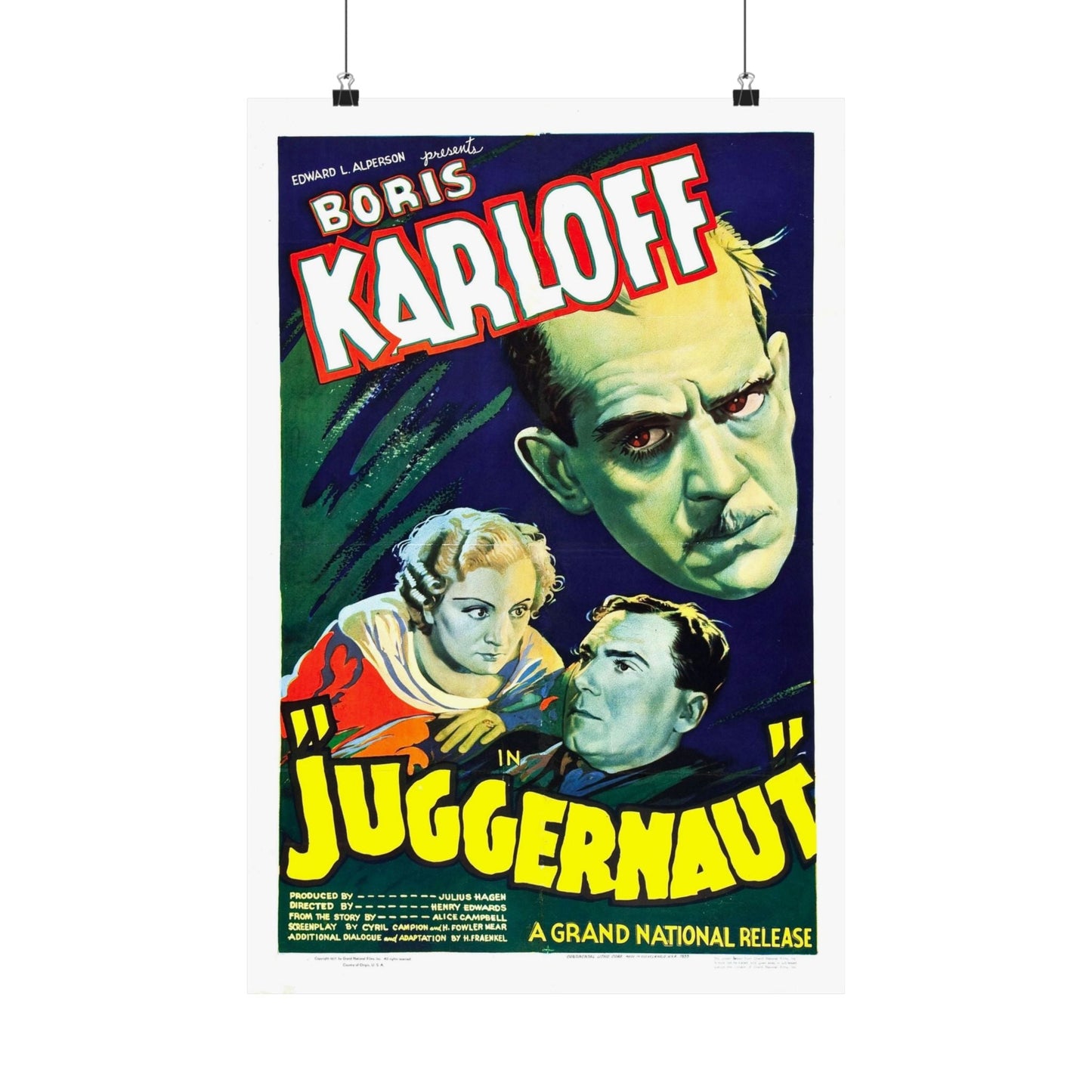 JUGGERNAUT 1974 - Paper Movie Poster-16″ x 24″-The Sticker Space