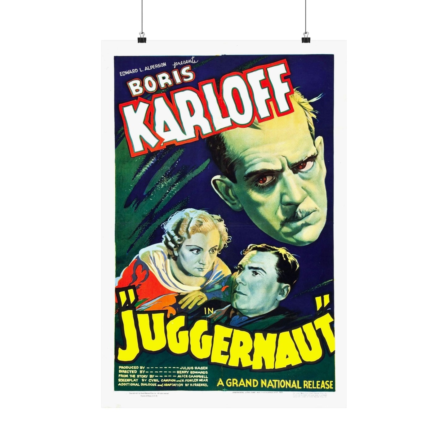 JUGGERNAUT 1974 - Paper Movie Poster-20″ x 30″-The Sticker Space