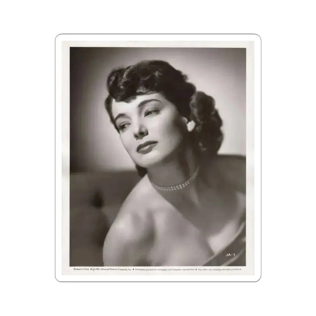 Julia Adams #152 (Vintage Female Icon) STICKER Vinyl Kiss-Cut Decal 3 Inch White - The Sticker Space