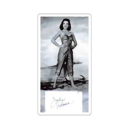 Julia Adams #41 (Vintage Female Icon) STICKER Vinyl Kiss-Cut Decal 4 Inch White - The Sticker Space