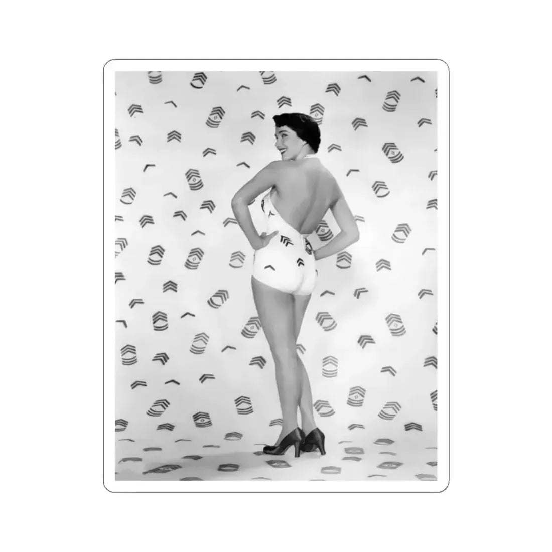 Julia Adams #54 (Vintage Female Icon) STICKER Vinyl Kiss-Cut Decal 6 Inch White - The Sticker Space