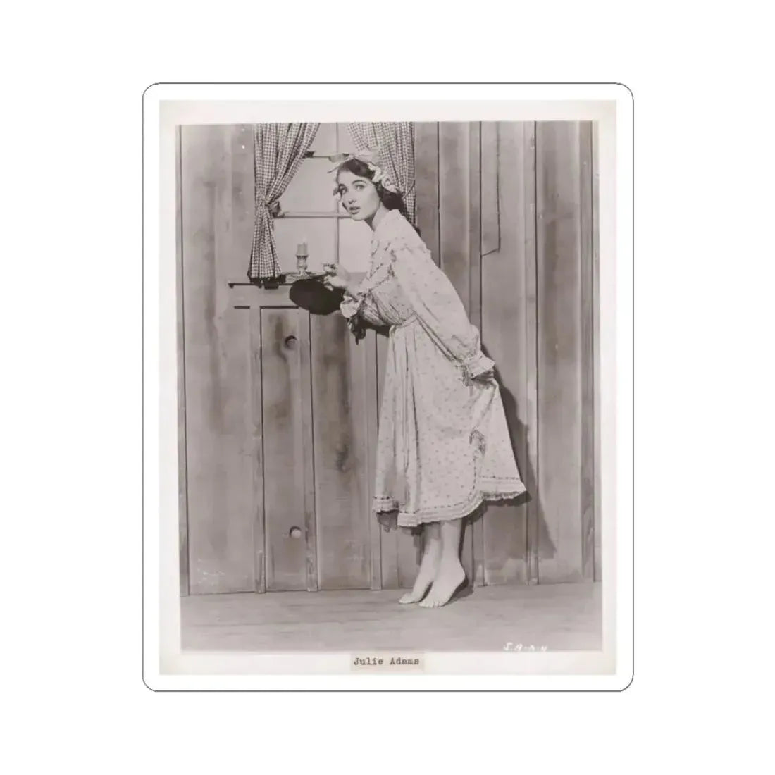 Julia Adams #69 (Vintage Female Icon) STICKER Vinyl Kiss-Cut Decal 3 Inch White - The Sticker Space