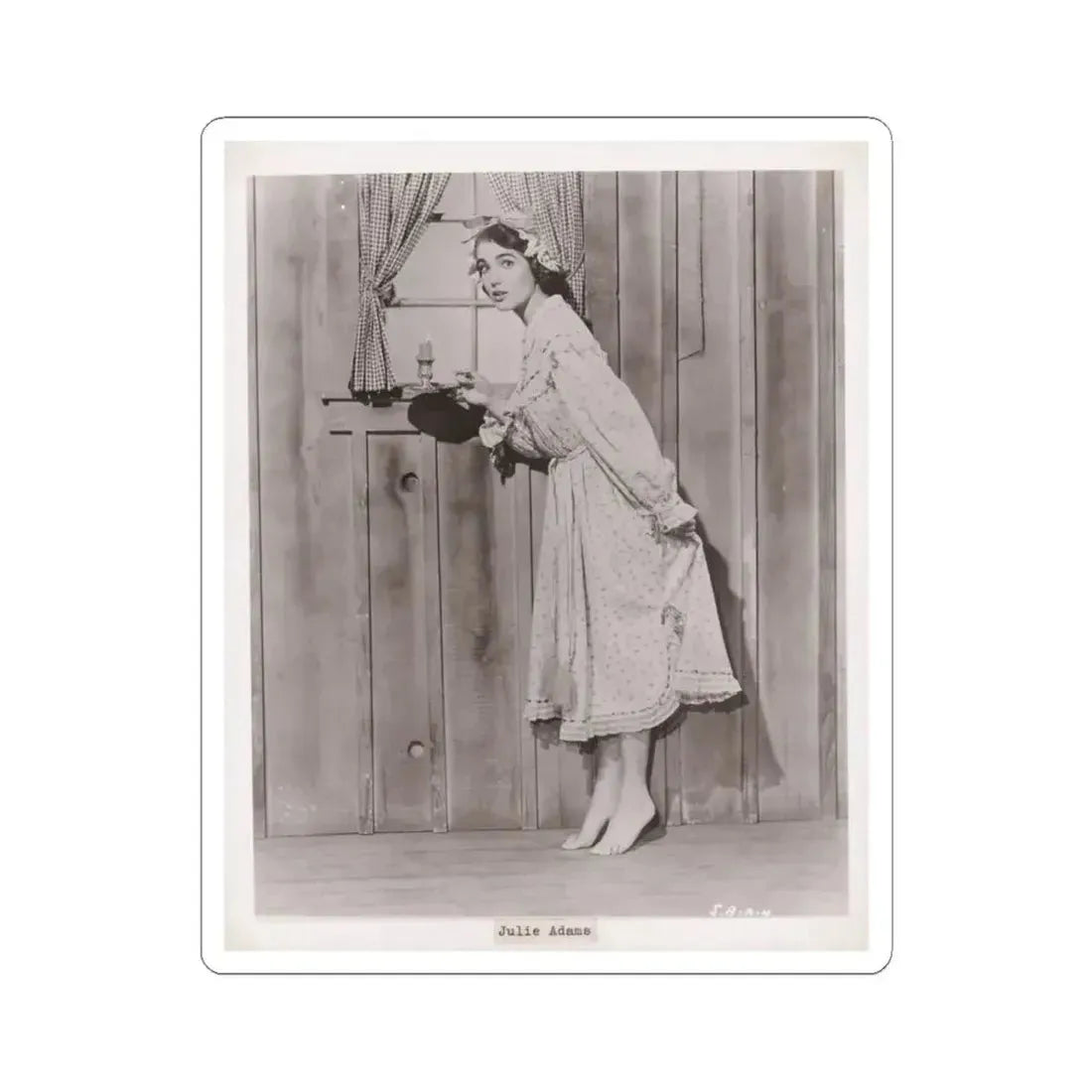 Julia Adams #69 (Vintage Female Icon) STICKER Vinyl Kiss-Cut Decal 4 Inch White - The Sticker Space