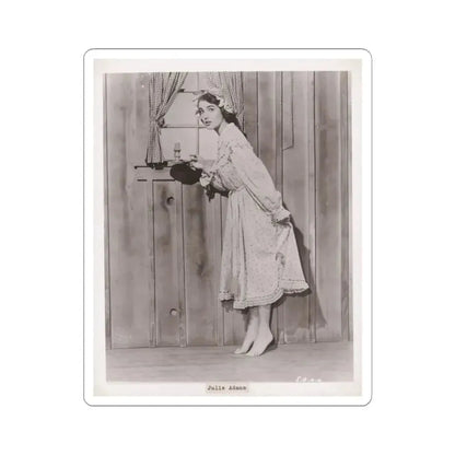 Julia Adams #69 (Vintage Female Icon) STICKER Vinyl Kiss-Cut Decal 4 Inch White - The Sticker Space