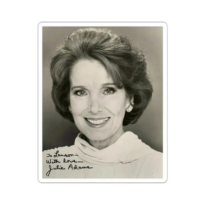 Julia Adams #70 (Vintage Female Icon) STICKER Vinyl Kiss-Cut Decal 3 Inch White - The Sticker Space