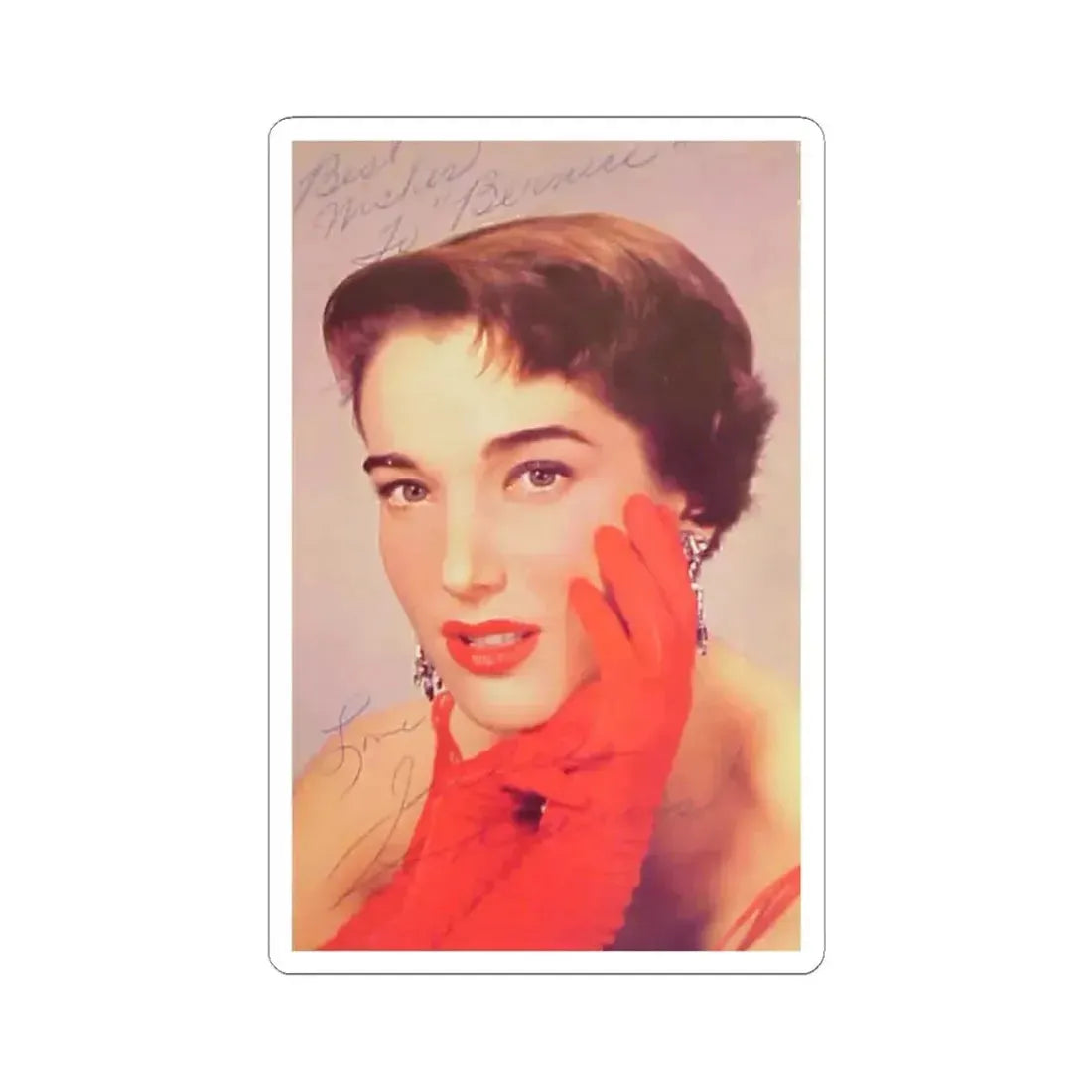 Julia Adams #71 (Vintage Female Icon) STICKER Vinyl Kiss-Cut Decal 6 Inch White - The Sticker Space