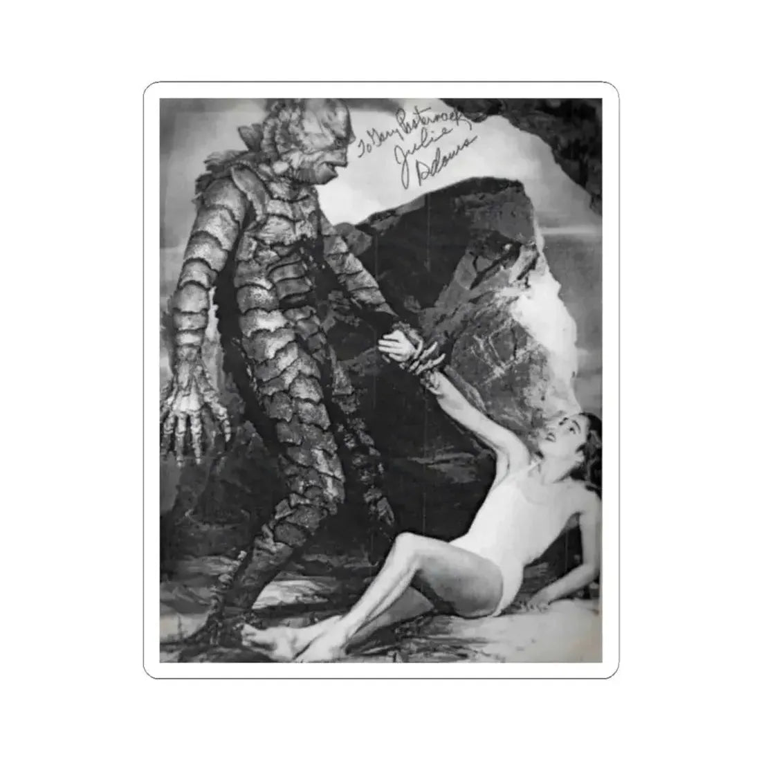 Julia Adams #79 (Vintage Female Icon) STICKER Vinyl Kiss-Cut Decal 2 Inch White - The Sticker Space