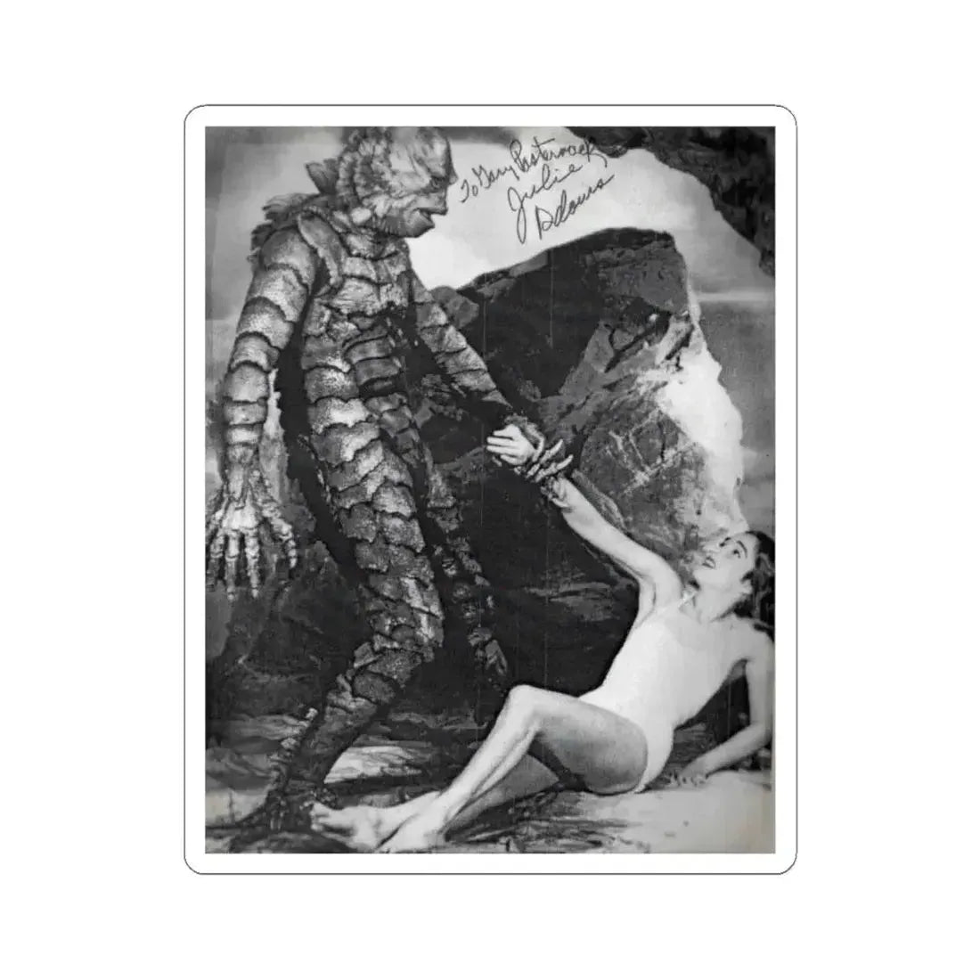 Julia Adams #79 (Vintage Female Icon) STICKER Vinyl Kiss-Cut Decal 4 Inch White - The Sticker Space