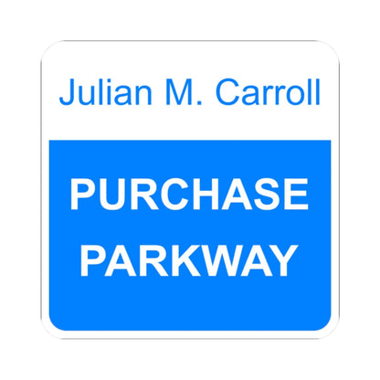 Julian M Carroll Purchase Parkway Shield (Kentucky) (Road Sign) STICKER Vinyl Kiss-Cut Decal 2 Inch White - The Sticker Space