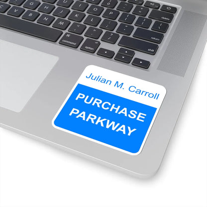 Julian M Carroll Purchase Parkway Shield (Kentucky) (Road Sign) STICKER Vinyl Kiss-Cut Decal - The Sticker Space