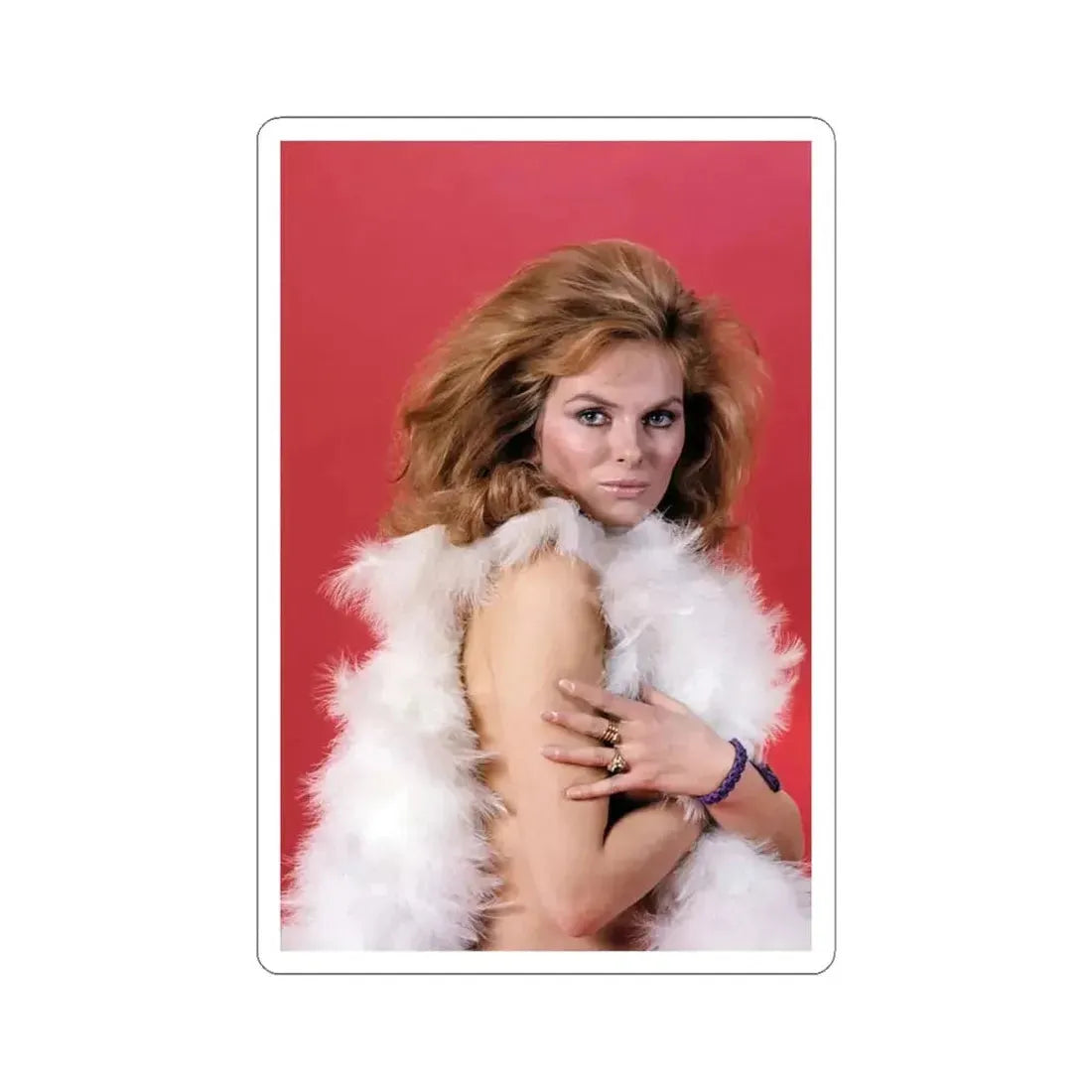 Julie Ege #149 (Vintage Female Icon) STICKER Vinyl Kiss-Cut Decal 4 Inch White - The Sticker Space