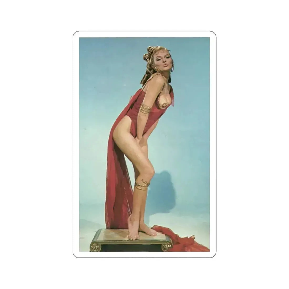 Julie Ege #150 (Vintage Female Icon) STICKER Vinyl Kiss-Cut Decal 4 Inch White - The Sticker Space