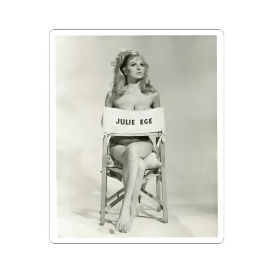 Julie Ege #152 (Vintage Female Icon) STICKER Vinyl Kiss-Cut Decal 2 Inch White - The Sticker Space