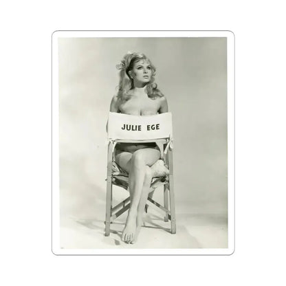 Julie Ege #152 (Vintage Female Icon) STICKER Vinyl Kiss-Cut Decal 6 Inch White - The Sticker Space