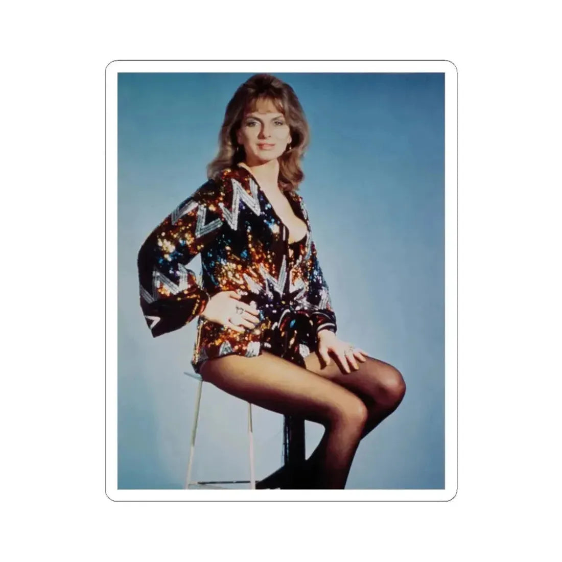 Julie Ege #177 (Vintage Female Icon) STICKER Vinyl Kiss-Cut Decal 3 Inch White - The Sticker Space