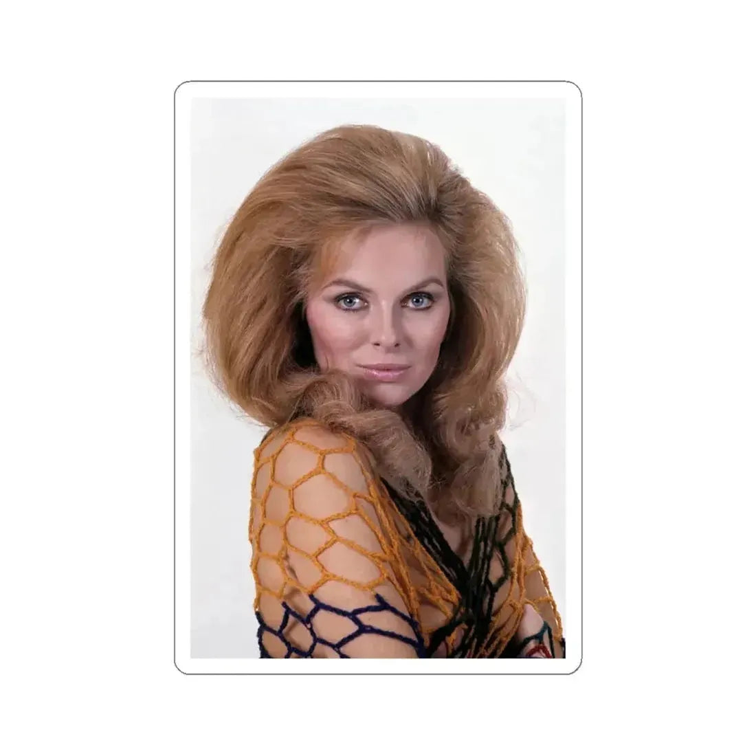 Julie Ege #222 (Vintage Female Icon) STICKER Vinyl Kiss-Cut Decal 6 Inch White - The Sticker Space