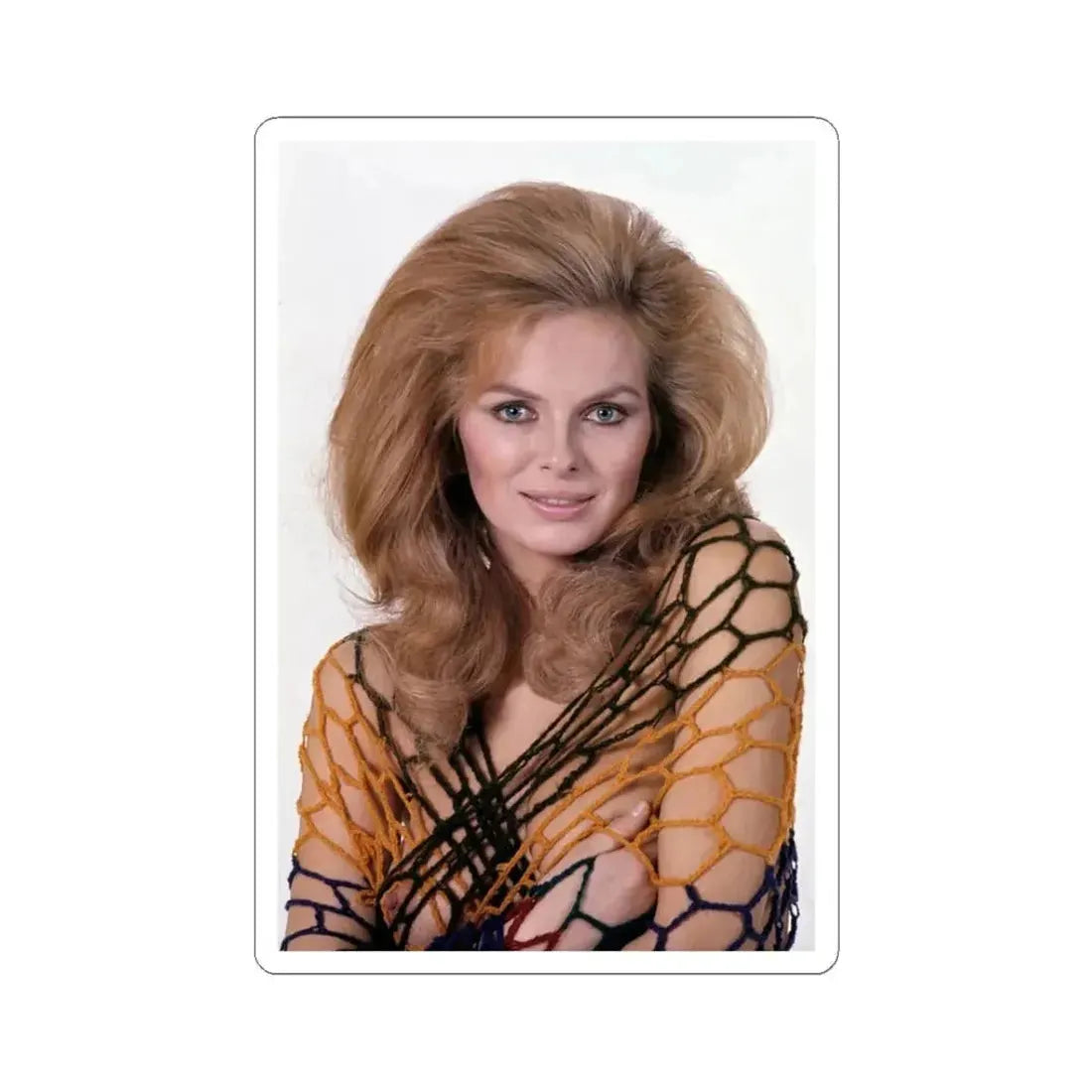 Julie Ege #224 (Vintage Female Icon) STICKER Vinyl Kiss-Cut Decal 3 Inch White - The Sticker Space