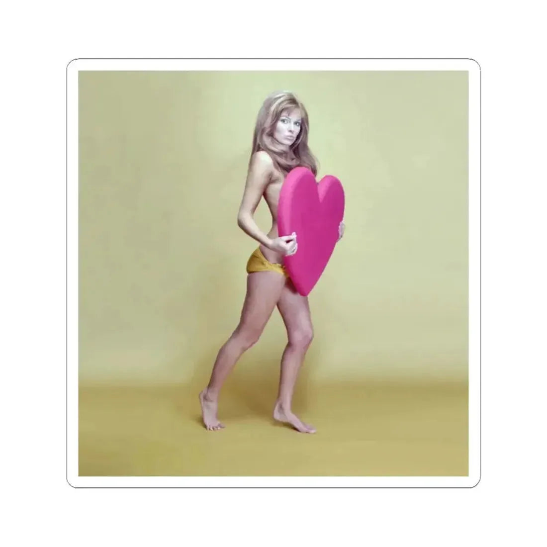 Julie Ege #229 (Vintage Female Icon) STICKER Vinyl Kiss-Cut Decal 2 Inch White - The Sticker Space