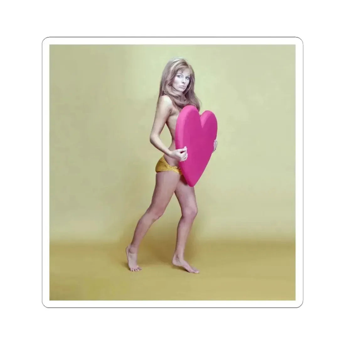 Julie Ege #229 (Vintage Female Icon) STICKER Vinyl Kiss-Cut Decal 4 Inch White - The Sticker Space