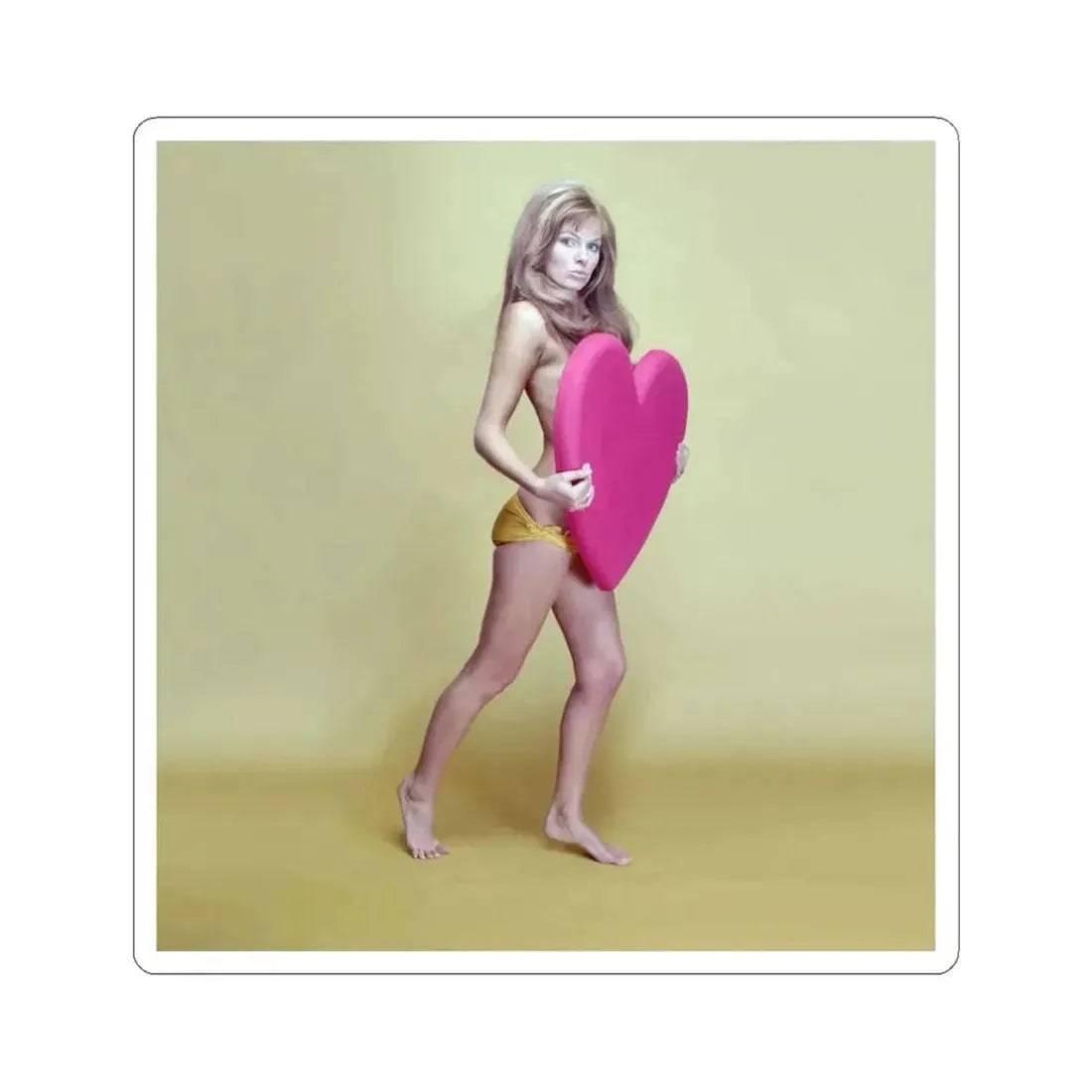 Julie Ege #229 (Vintage Female Icon) STICKER Vinyl Kiss-Cut Decal 6 Inch White - The Sticker Space