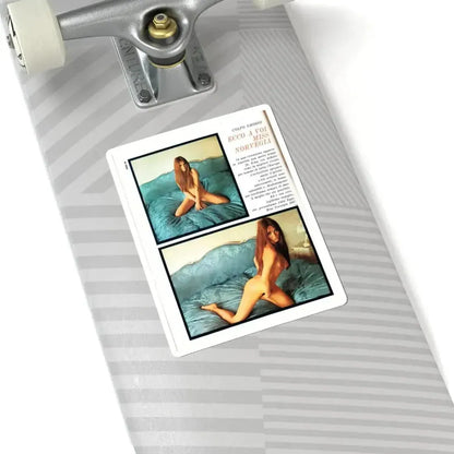 Julie Ege #244 (Vintage Female Icon) STICKER Vinyl Kiss-Cut Decal - The Sticker Space