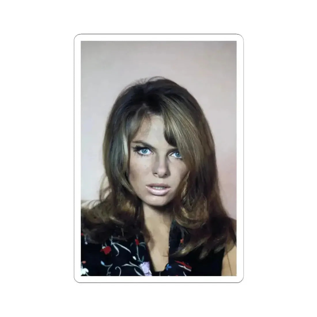 Julie Ege #256 (Vintage Female Icon) STICKER Vinyl Kiss-Cut Decal 2 Inch White - The Sticker Space