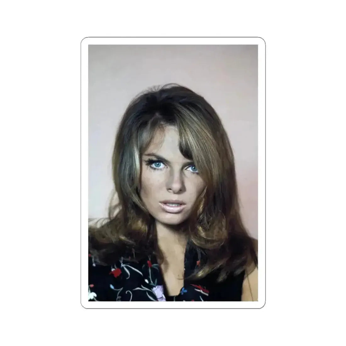 Julie Ege #256 (Vintage Female Icon) STICKER Vinyl Kiss-Cut Decal 6 Inch White - The Sticker Space