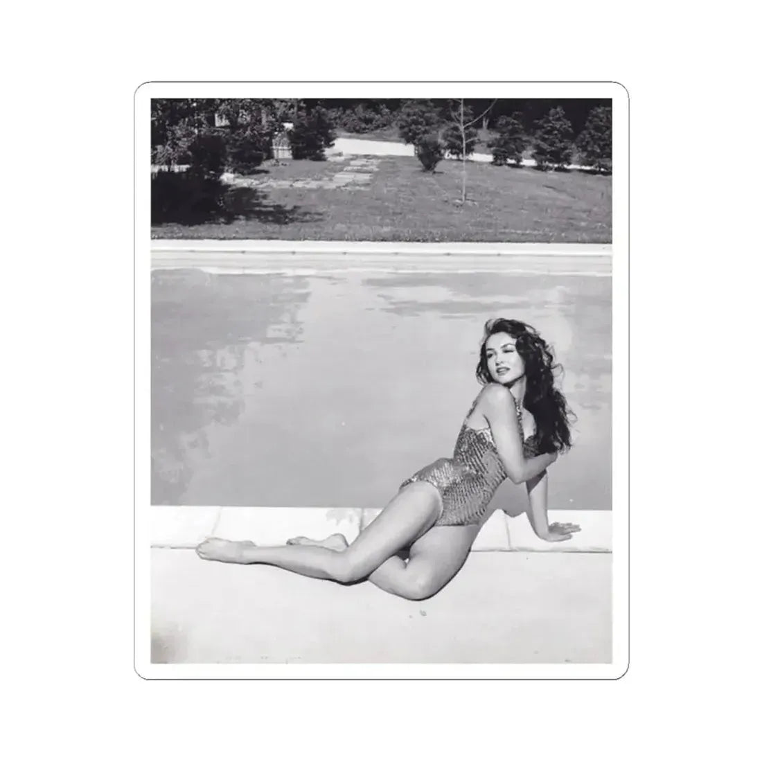 Julie Newmar #105 (Vintage Female Icon) STICKER Vinyl Kiss-Cut Decal 2 Inch White - The Sticker Space