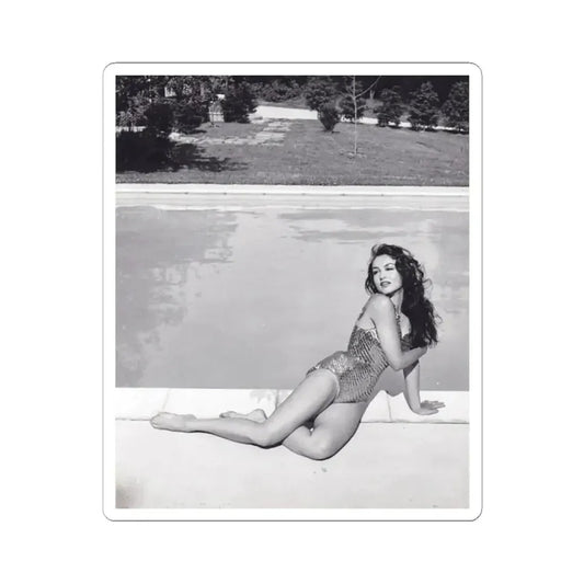 Julie Newmar #105 (Vintage Female Icon) STICKER Vinyl Kiss-Cut Decal 2 Inch White - The Sticker Space