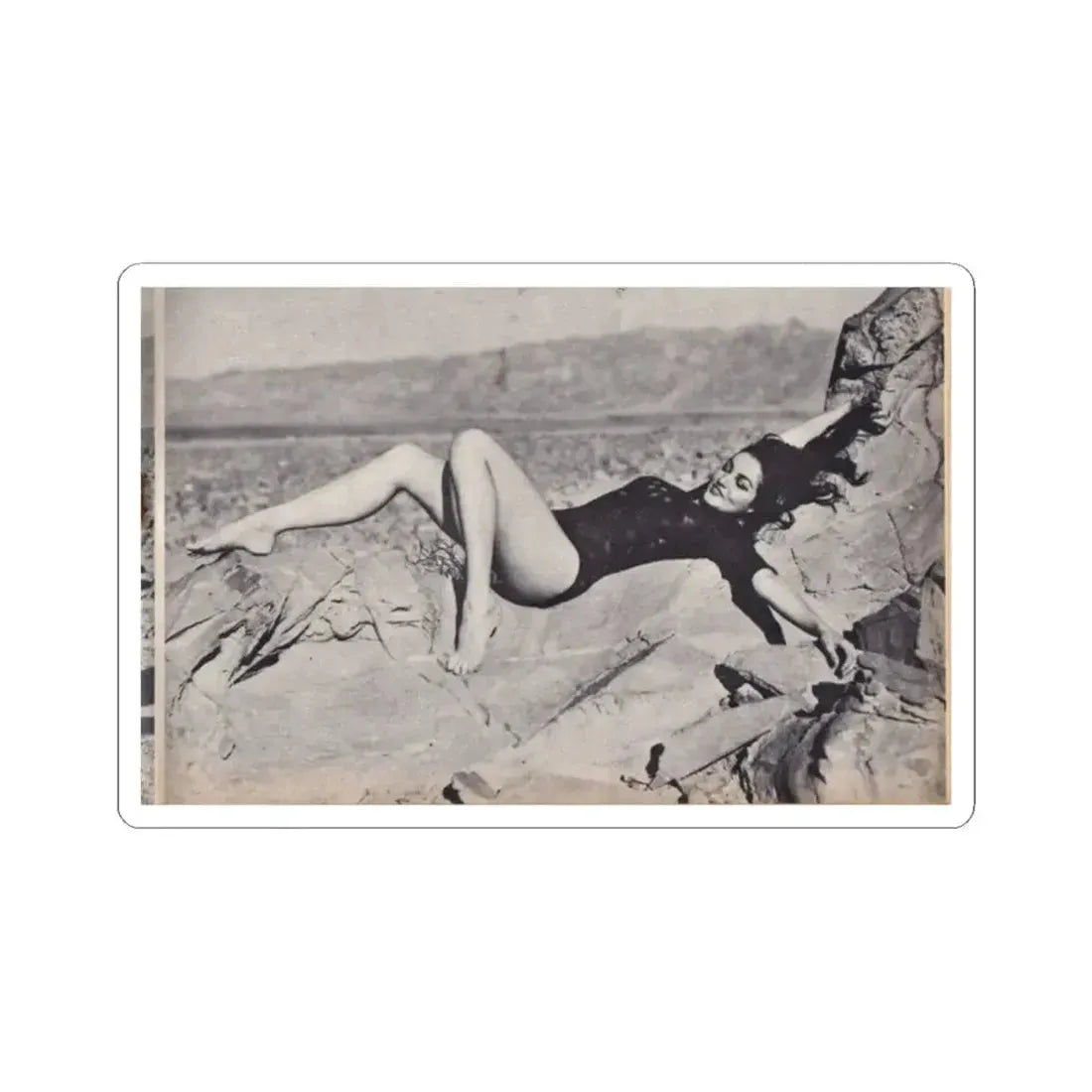 Julie Newmar #120 (Vintage Female Icon) STICKER Vinyl Kiss-Cut Decal 2 Inch White - The Sticker Space