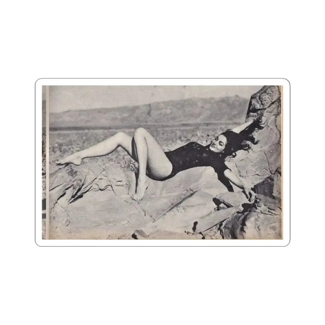 Julie Newmar #120 (Vintage Female Icon) STICKER Vinyl Kiss-Cut Decal 4 Inch White - The Sticker Space