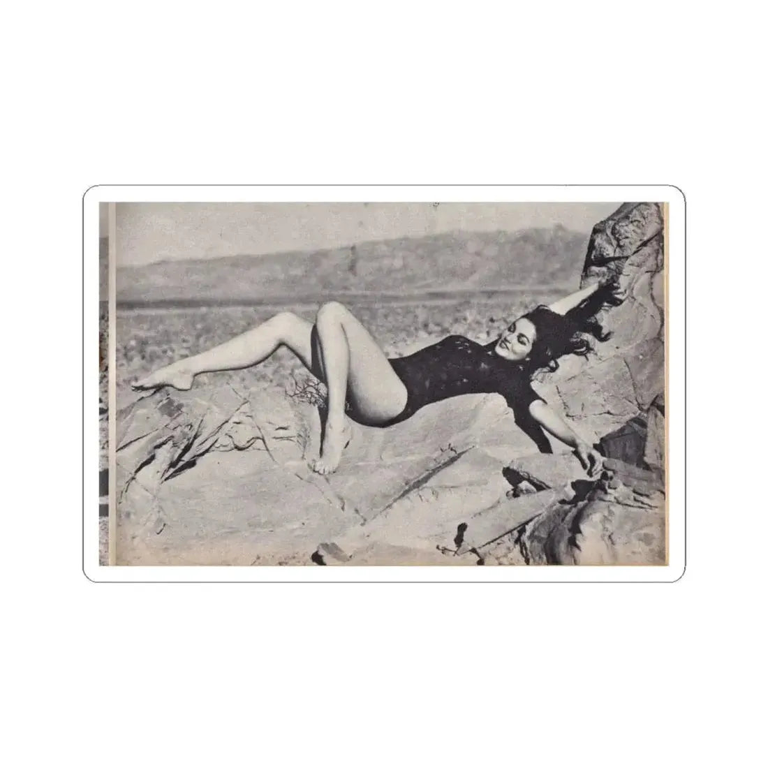 Julie Newmar #120 (Vintage Female Icon) STICKER Vinyl Kiss-Cut Decal 6 Inch White - The Sticker Space