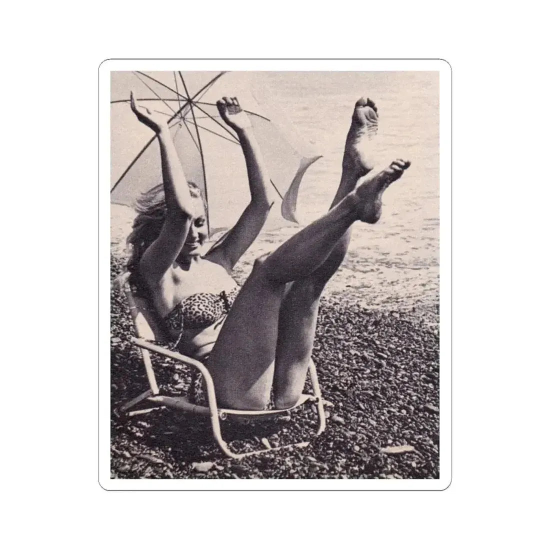 Julie Newmar #212 (Vintage Female Icon) STICKER Vinyl Kiss-Cut Decal 4 Inch White - The Sticker Space