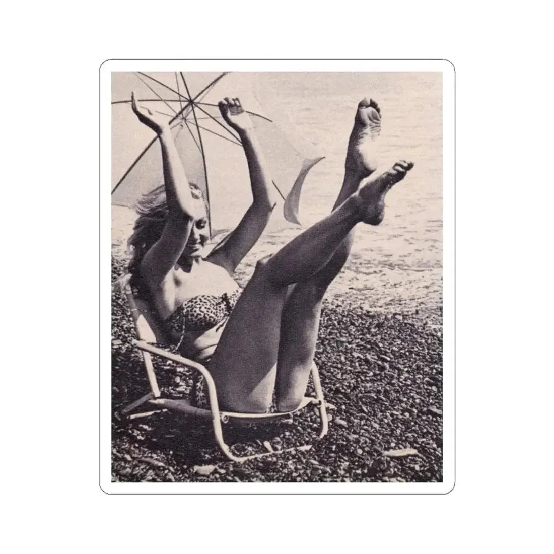 Julie Newmar #212 (Vintage Female Icon) STICKER Vinyl Kiss-Cut Decal 6 Inch White - The Sticker Space