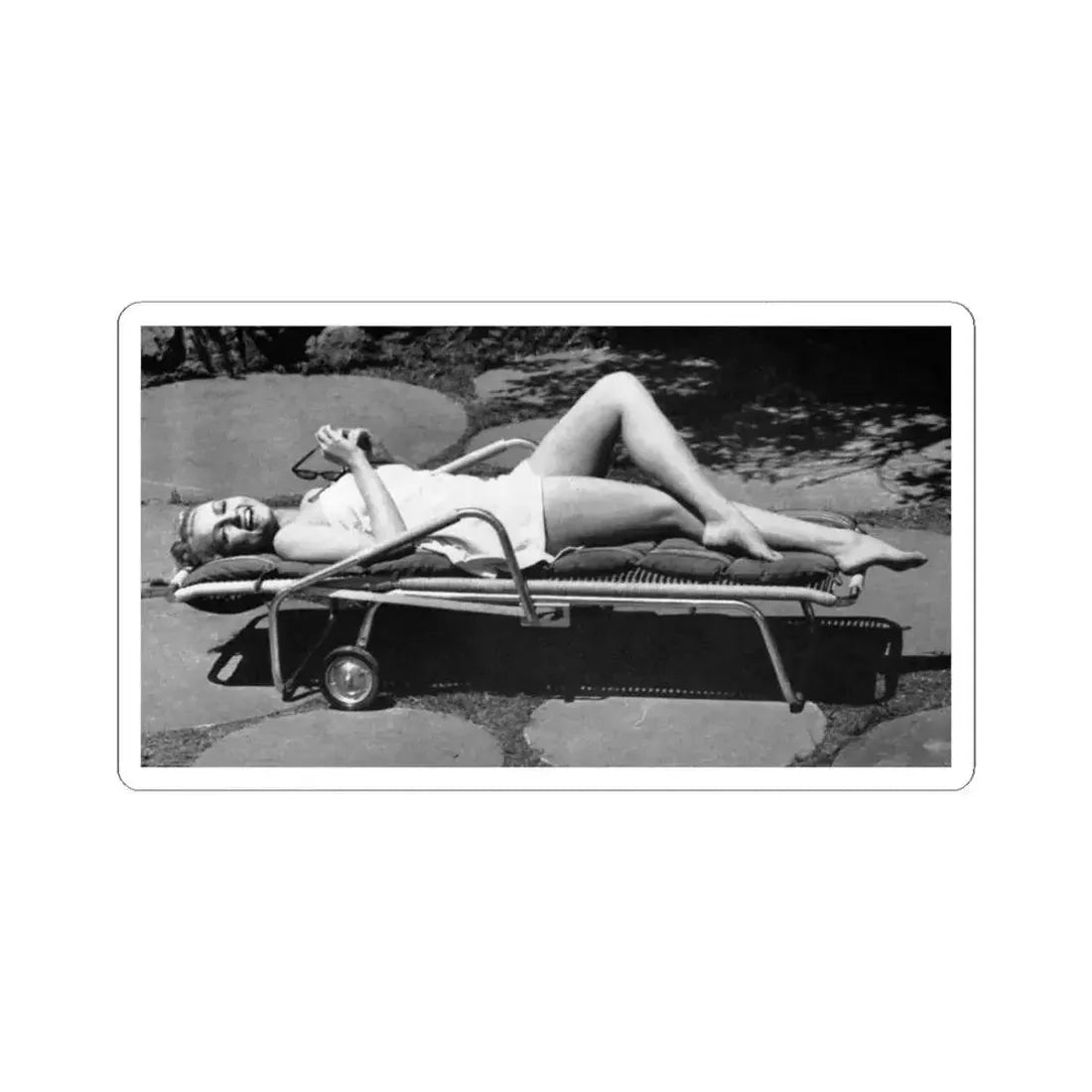 Julie Newmar #239 (Vintage Female Icon) STICKER Vinyl Kiss-Cut Decal 3 Inch White - The Sticker Space