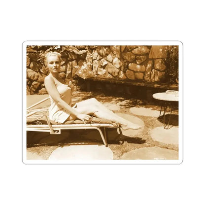 Julie Newmar #246 (Vintage Female Icon) STICKER Vinyl Kiss-Cut Decal 3 Inch White - The Sticker Space