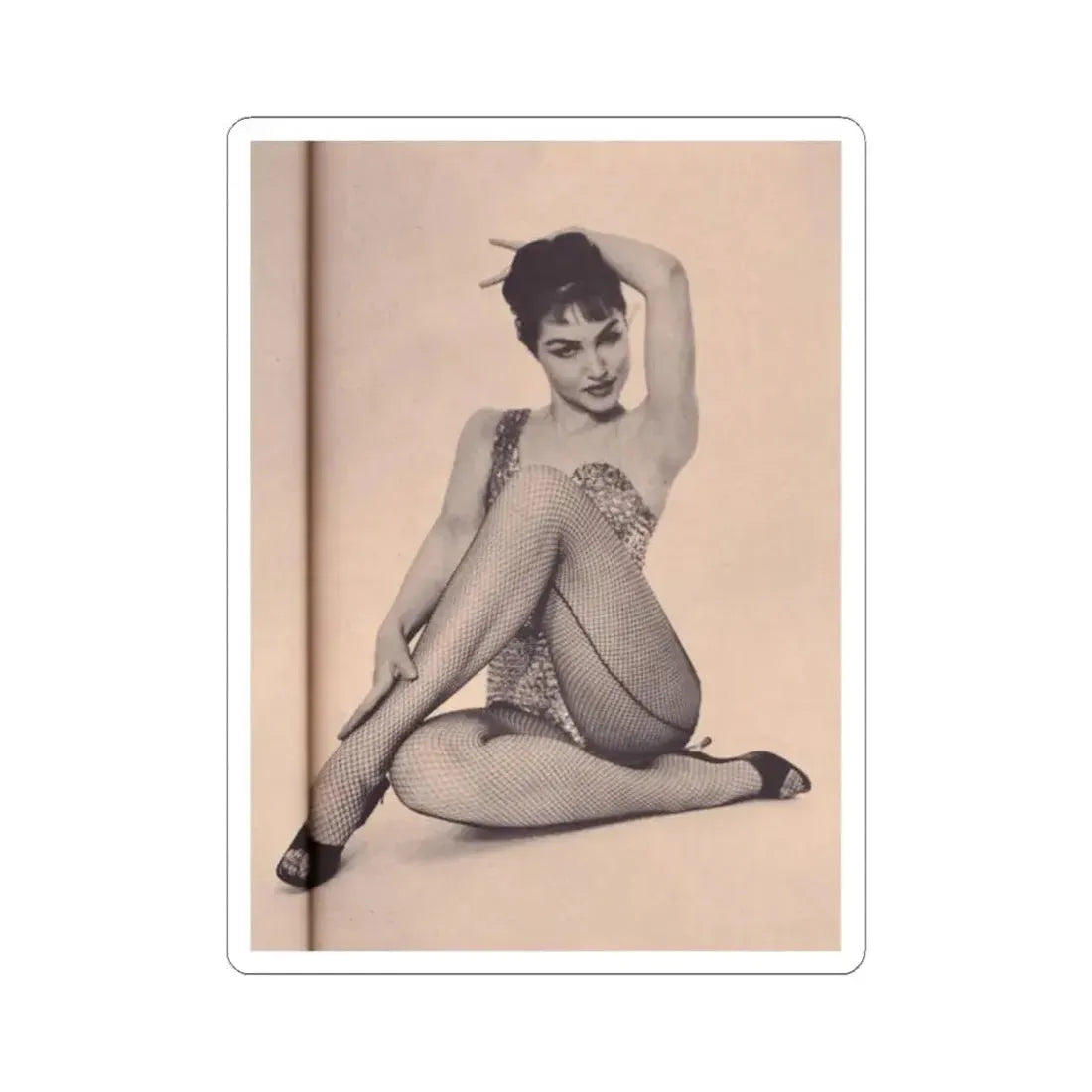 Julie Newmar #263 (Vintage Female Icon) STICKER Vinyl Kiss-Cut Decal 2 Inch White - The Sticker Space