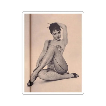 Julie Newmar #263 (Vintage Female Icon) STICKER Vinyl Kiss-Cut Decal 3 Inch White - The Sticker Space
