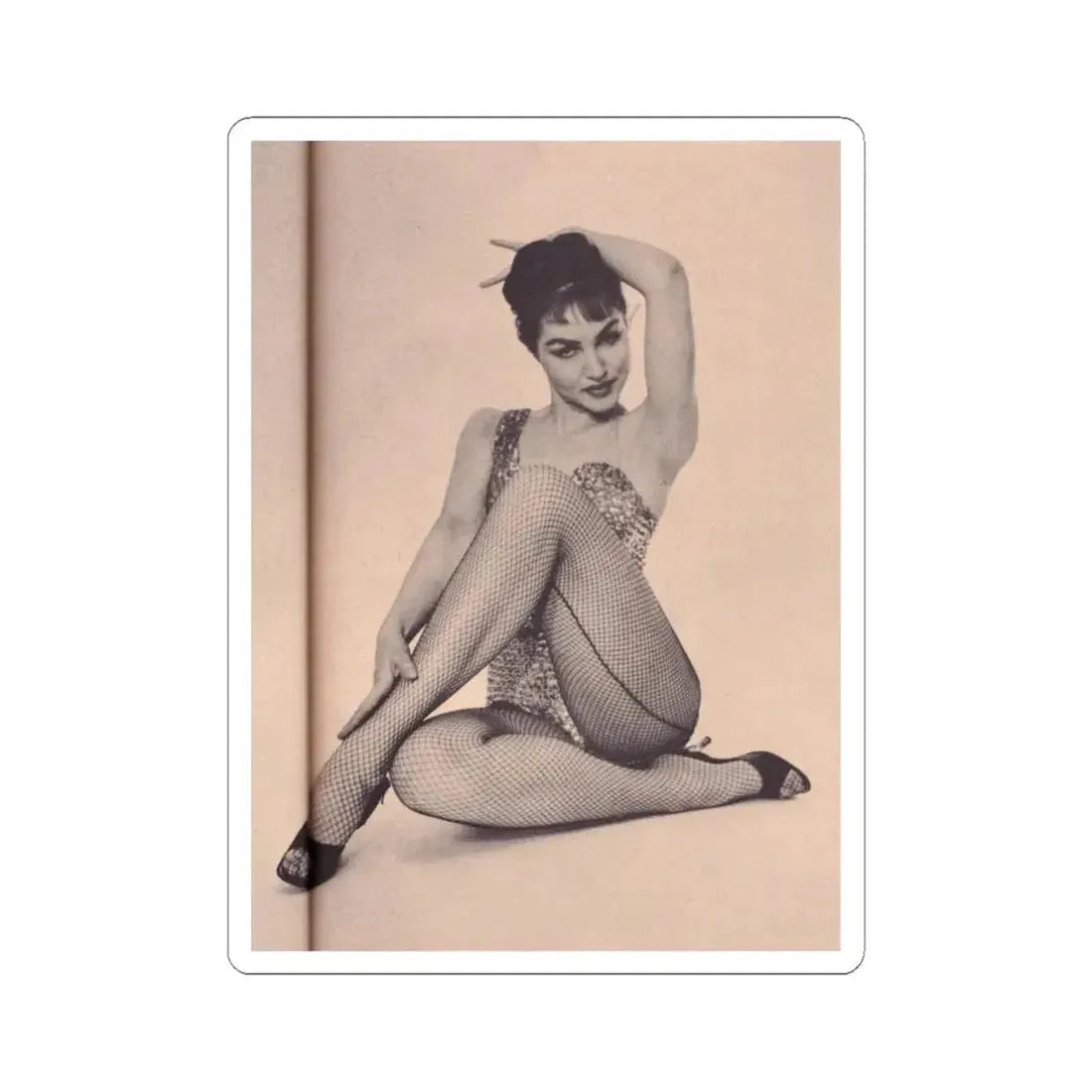 Julie Newmar #263 (Vintage Female Icon) STICKER Vinyl Kiss-Cut Decal 4 Inch White - The Sticker Space