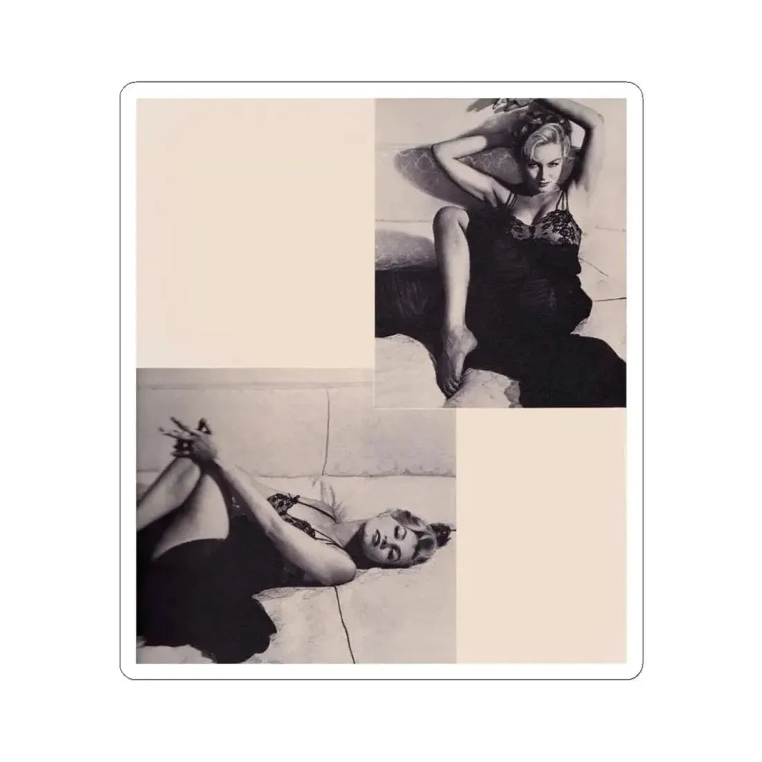 Julie Newmar #264 (Vintage Female Icon) STICKER Vinyl Kiss-Cut Decal 3 Inch White - The Sticker Space