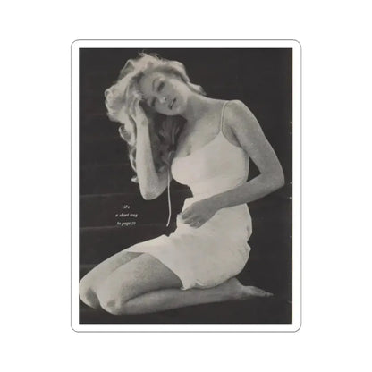 Julie Newmar #266 (Vintage Female Icon) STICKER Vinyl Kiss-Cut Decal 4 Inch White - The Sticker Space
