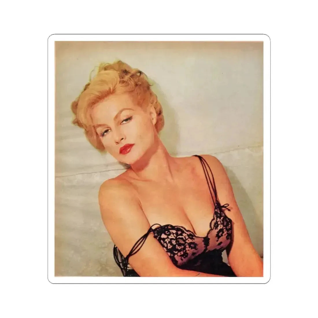 Julie Newmar #275 (Vintage Female Icon) STICKER Vinyl Kiss-Cut Decal 3 Inch White - The Sticker Space